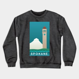 Spokane Poster Crewneck Sweatshirt